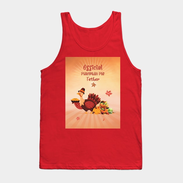Official Pumpkin Pie Tester Tank Top by Athikan